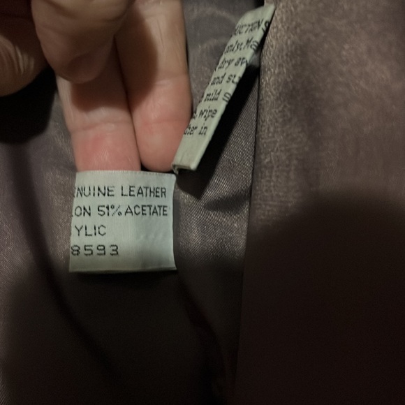 COPY - Members Only Leather Jacket Vintage Mens Gray Classic Iconic Style size … - Picture 15 of 16